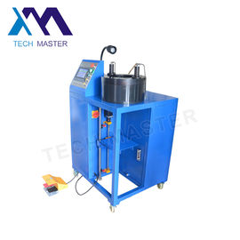 Máquina que prensa de la alta manguera hidráulica de Acurracy para reparar la amortiguación de aire con resorte de la suspensión del aire con la colocación de la pantalla