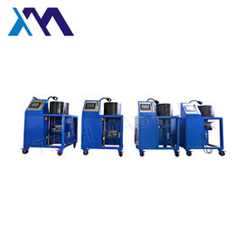 Máquina que prensa de la alta manguera hidráulica de Acurracy para reparar la amortiguación de aire con resorte de la suspensión del aire con la colocación de la pantalla