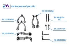 TMAIRSUS Kit de control de brazos de suspensión delantera para Mercedes W205