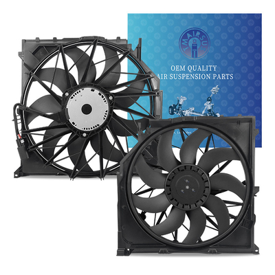 E83 Ventilador de enfriamiento de radiador para el motor de voltaje 600W ISO TS15949 Certificado 17113442089 17423442096