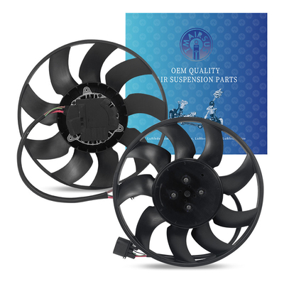 Equipo de ventiladores de enfriamiento de plástico eficiente para el enfriamiento del motor Porsche Cayenne 8W0959455K PAB95945520 PAB95945530