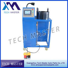 Máquina que prensa de la manguera hidráulica de la pantalla táctil para la amortiguación de aire con resorte 220kg-250kg