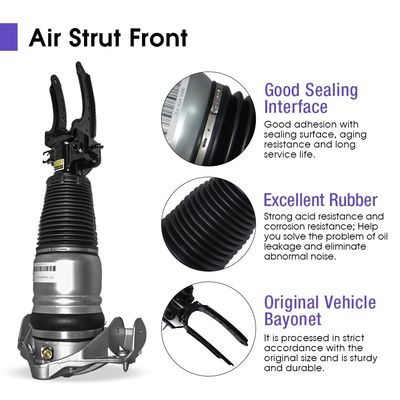 Q7 4L 2007-2015 Nueva suspensión de aire para automóviles Absorbedor de choques 7L6616039D Absorbedor de choques delantero de soporte de aire