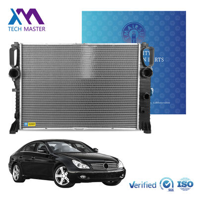 Conjunto de ventilador de radiador de aluminio premium, tamaño estándar OEM, reemplazo directo para Mercedes-Benz CLS500 2006