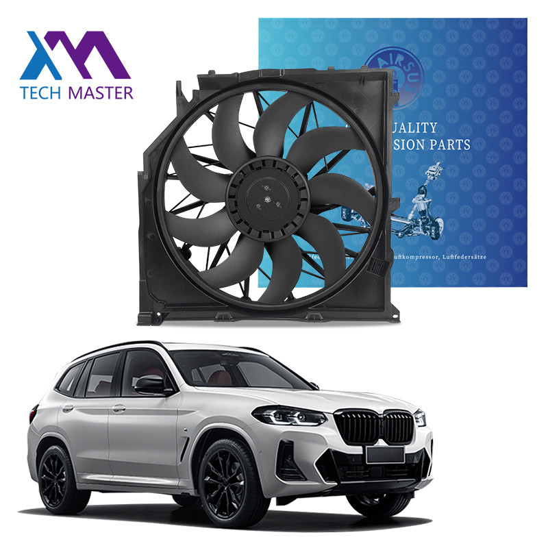 Ventilador de enfriamiento de automóviles de plástico eficiente con opciones OEM para BMW E83 Certificación ISO TS15949