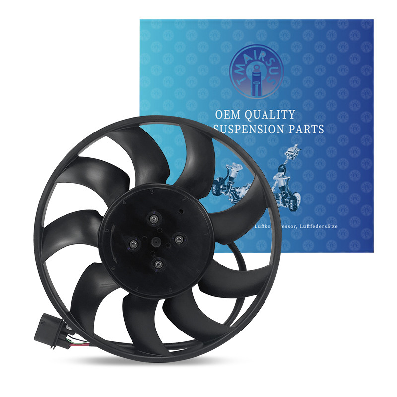 Equipo de ventiladores de enfriamiento de plástico eficiente para el enfriamiento del motor Porsche Cayenne 8W0959455K PAB95945520 PAB95945530