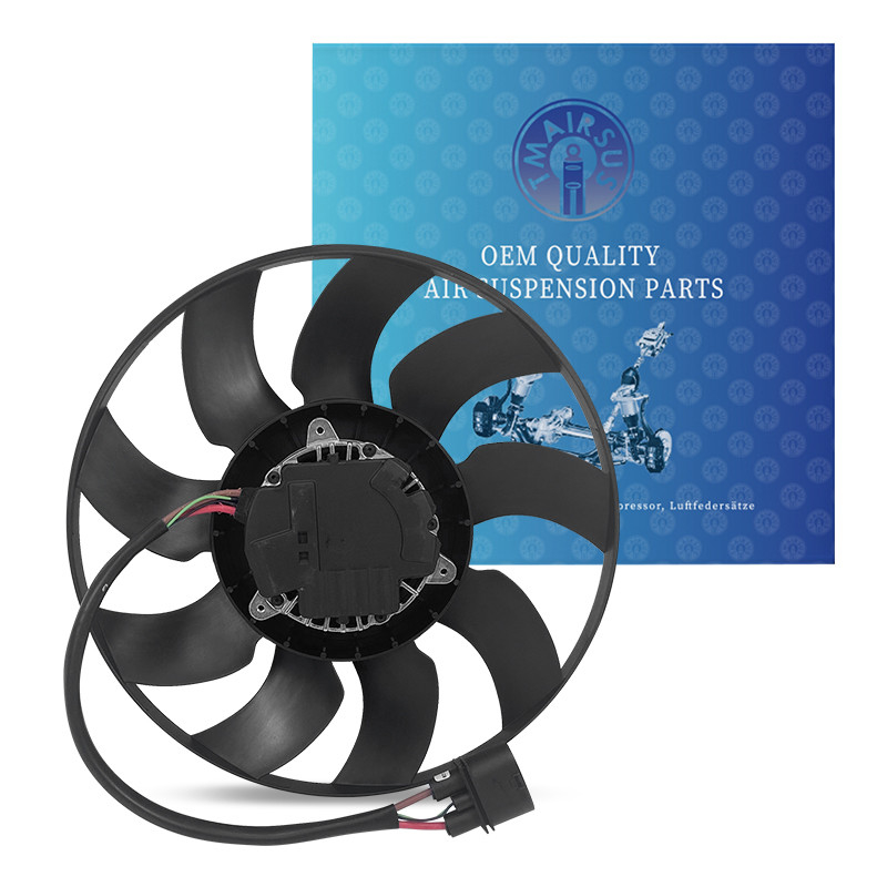 Radiador de ventilador de refrigeración para el Porsche Cayenne Radiador de ventilador de refrigeración eléctrico 8W0959455K PAB95945520