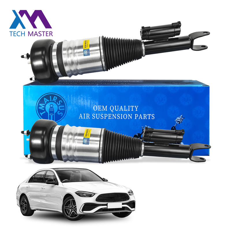 Amortiguador de suspensión neumática delantero izquierdo derecho compatible con Mercedes Benz W205, 2053204868, 2053204768