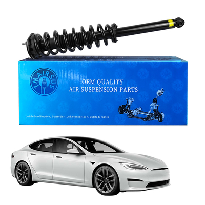 Suspensión de aire Suspensión de choque para Tesla Modelo S trasero de la bobina izquierda y derecha Choque de resorte RWD 1015620-01-E 1015620-00-C